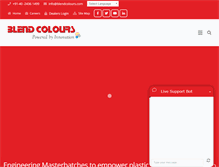 Tablet Screenshot of blendcolours.com